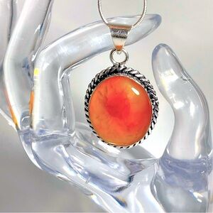 🌈 Lovely Carnelian necklace
